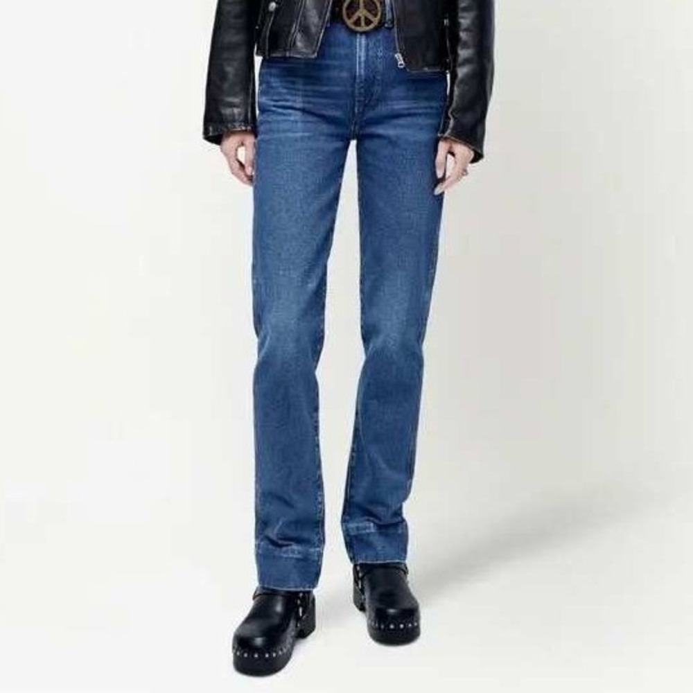 RE/DONE 70s Straight Leg Mid Rise Jeans 29 NWT Premium Denim Quiet Luxury